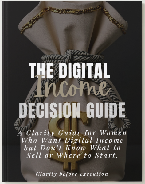 The Digital Income Decision Guide cover